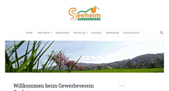 Desktop Screenshot of gewerbeverein-seeheim.de